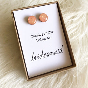 Thank you for being my bridesmaid