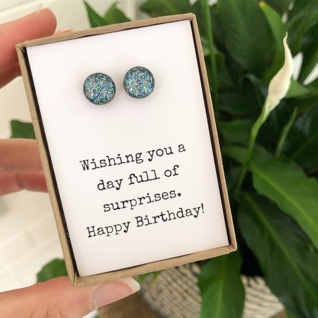 Wishing you a day full of surprises. Happy Birthday!